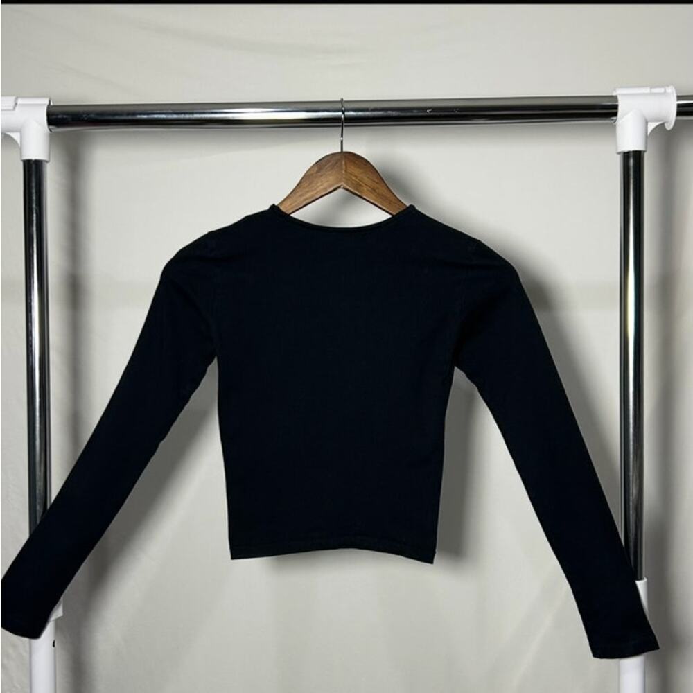 Motel Rocks Black Long Sleeve Top - Picture 2 of 5